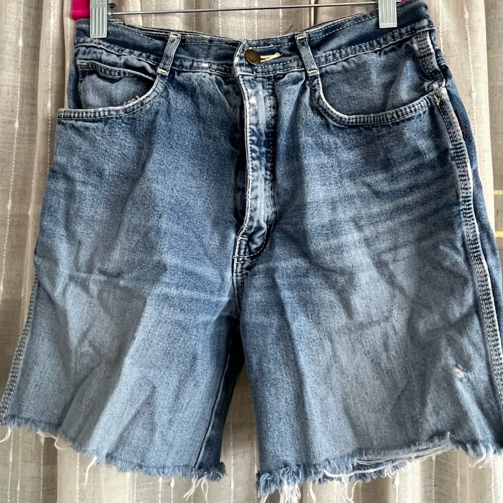 True vintage mens jean shorts